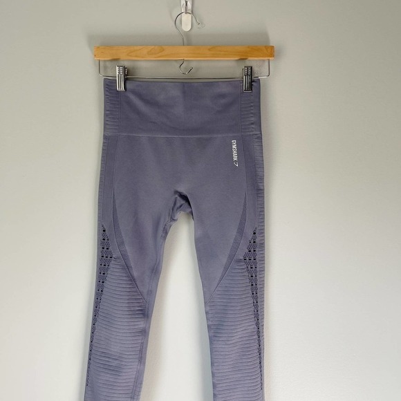 Gymshark Women's Full Length Dusty Purple Leggings Size Small - Picture 1 of 4